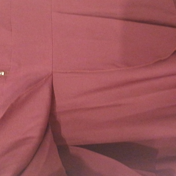 Elegant Burgundy Dress with Zipper Detail, from shein, new without tags size XL - Picture 3 of 5